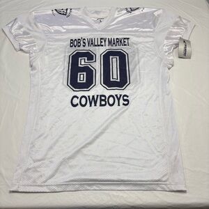 Champro Sports Bob’s Valley Market Football Jersey White Men’s Large New
